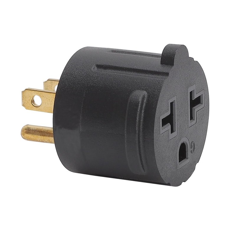 [3-Pack] Nema 15 Amp to 20 Amp Plug Adapter Listed