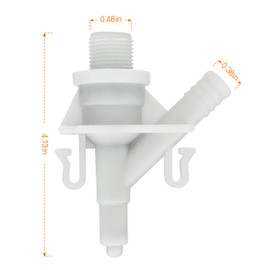8 Pack 385311641 RV Toilet Water Valve Kit, Toilet Replacement Fit for 321, 320, 311, 310, 301, 300