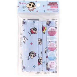 スケーター(Skater) 不織布 マスク 7枚 子供用 三層構造 クレヨンしんちゃん MSKP3N-A
