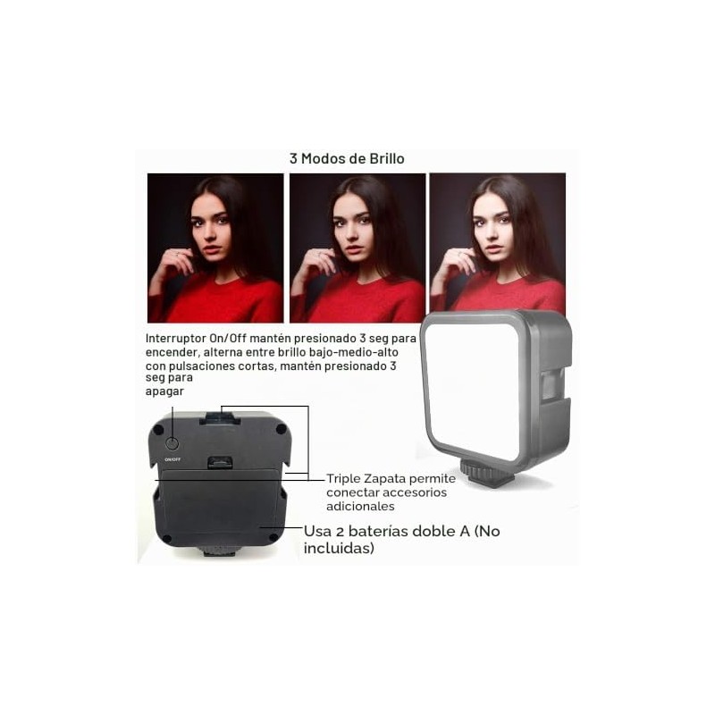 Acuvar - Kit de video para teléfono de 6 piezas,