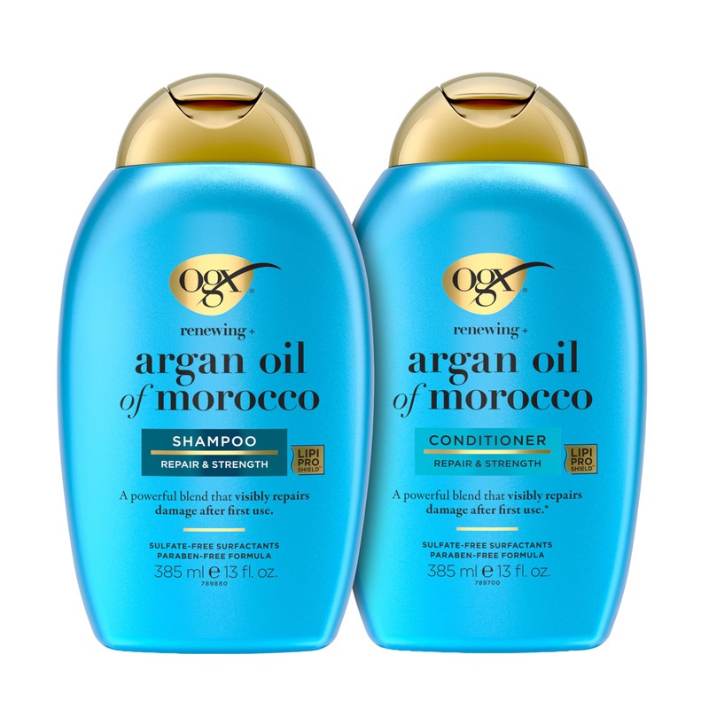 OGX Argan Oil Of Morocco Set, Shampoo Conditioner, 13 Ounces