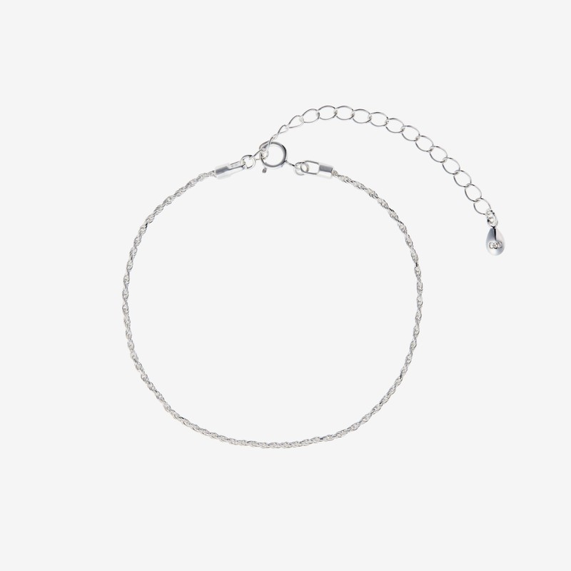 [D.silver] Silver 925 Shine Wave Bracelet Silver / [D.silver] 실버925