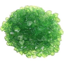 200 Pcs Green Transparent Acrylic Leaf Pendants Leaf Bead Charms with Hole for Earring Bracelet Necklace Making DIY Craft Beading and Jewelry Making Decorate,Necklace Bracelet Earring Crafts (15mm)