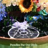 AISITIN 3.7W Solar Bird Bath Fountain Upgraded 6.3" Solar Glass