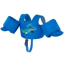 Aurya Kids Swim Vest for 33-55 Pounds Boys and Girls, Coast Guard Approved Toddler Arm Floaties, Baby Swimming Wings Water Float Vests Learn to Swim