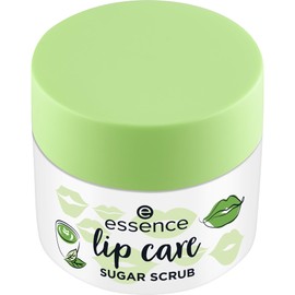 essence lip care SUGAR SCRUB, Lippenpeeling, Nr. 02, Grün, feuchtigkeitsspendend, regenerierend, pflegend, vegan, ohne Konservierungsstoffe, ohne Parabene, ohne Mikroplastikpartikel, 3er Pack (3x9g)