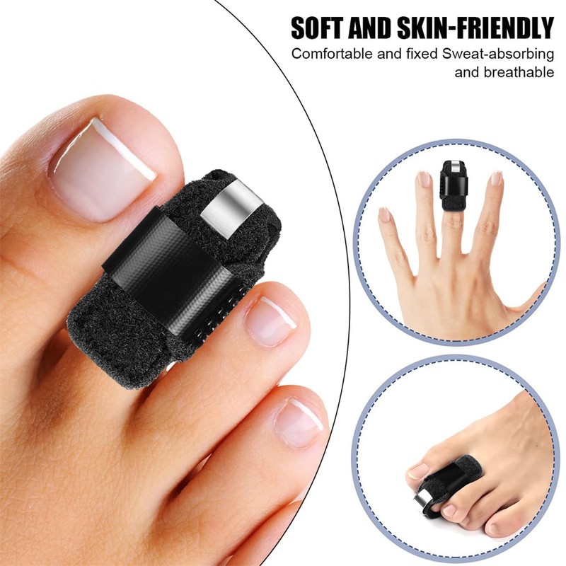 Toe Splints for Straightening Toes Straightener Adjustable Toe Corrector Brace