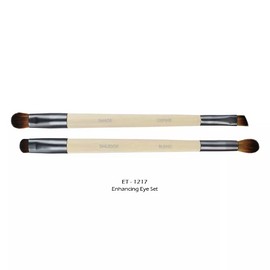 1 ECOTOOLS Makeup Brush - Eye Enhancing Duo Set  "ET-1217"  *Joy's cosmetics*
