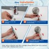 Hibbent Filtered Shower Head High Pressure 3 Setting Handheld Spray