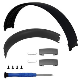 Studio Pro Replacement Headband & Hinge & Cushion Replacement for Beats Studio Pro Headphone,Durable Parts Accessories Repair Kit Set（Black）