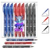 SEND UP Erasable Gel Pen - 3 Red, 3 Black,
