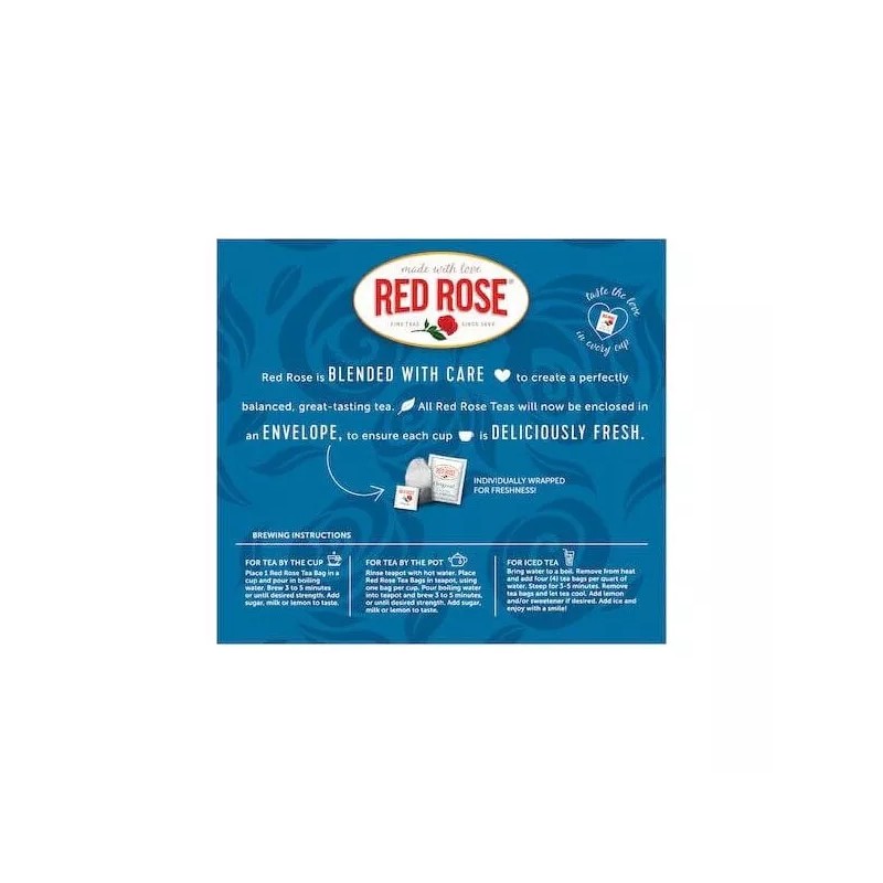 Red Rose Original Black Tea - 100 tea bags