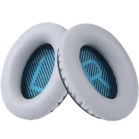 QC35 QC35ii - almohadillas para orejas de piel de proteína suave, almohadillas para orejas de repuesto para auriculares Bose QuietComfort QC35 QC35II, espuma de alta densidad, duradera (QC35/QC35II,