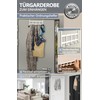 4smile Door Coat Rack for Hanging - White Door Hooks