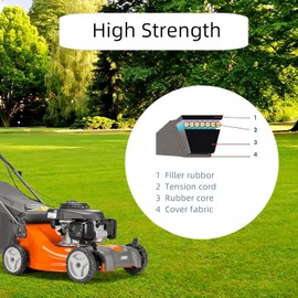 91-2258 Drive V-Belt 3/8" X 35" Replacement for Toro Recycler 20016, 20017 20001 20003 20005 20007 20012, 20018 Replacement Toro Self Propelled Drive Belt 91-2258