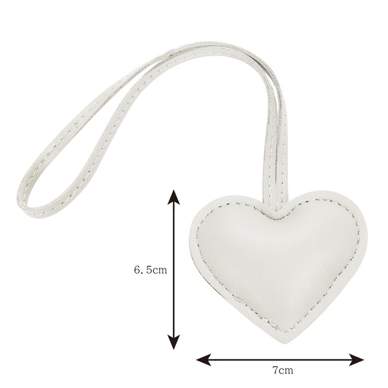 Tonecraft Heart Bag Charm, Simple, Orthodox, Bag Charm, Popular, Stylish,