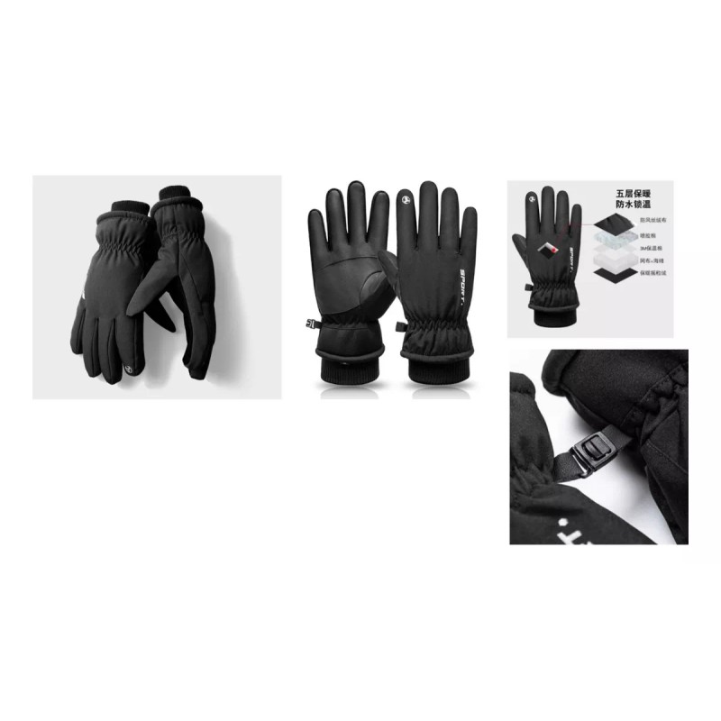 Bluelander Guantes Térmicos De Invierno Impermeables Pantalla Táctil