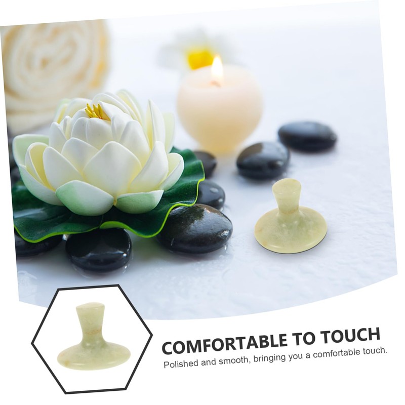 Mikinona Mushroom Head Massage Stone Tool Facial Roller Guasha Tool