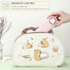 Travel Utensils with Case Cute, Reusable Silverware for Lunch, Portable