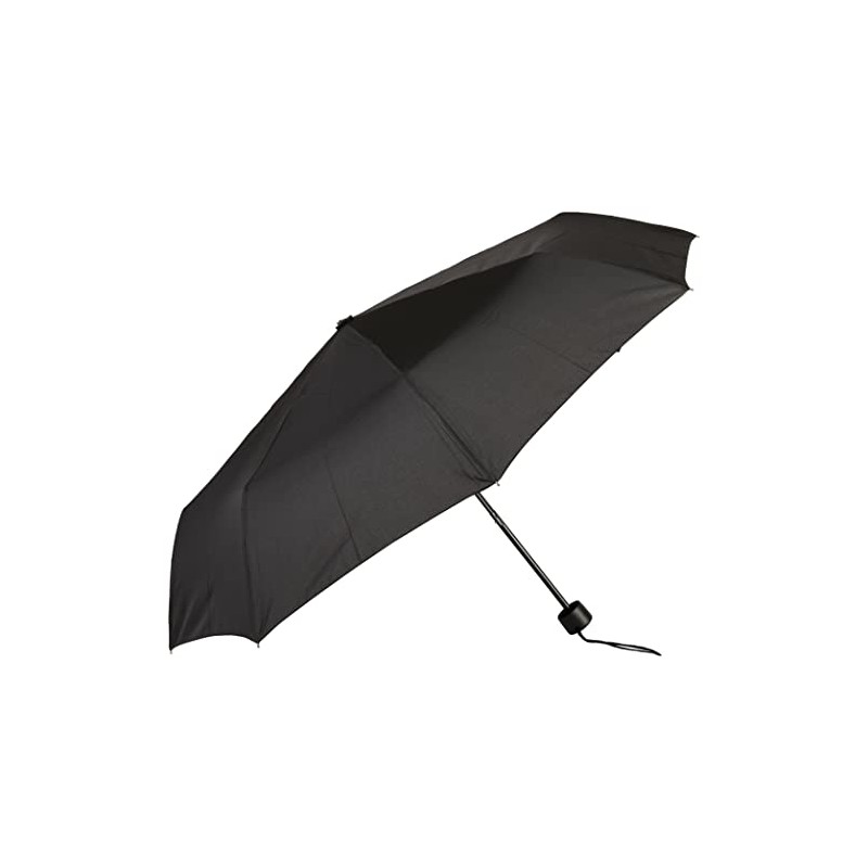 Korjo Folding Umbrella, Light, Perfect for Travel, Black