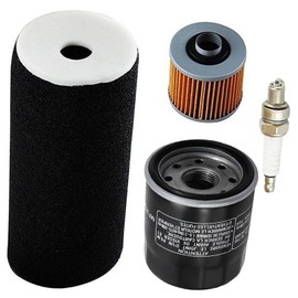 LIYYOO 1UY-14451-00-00 Air Filter Oil Filter Spark Plug Kit, Compatible with Yamaha Grizzly 660 YFM660 4x4 2002-2008 YFM660 Air Filter