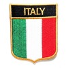 PP Patch Italy Flag National Emblem Iron On Sew on