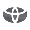 HASEPRO Magical Carbon Steering Emblem (Gunmetal) Toyota iQ / Alphard / Vellfire / Prius CEST1GU