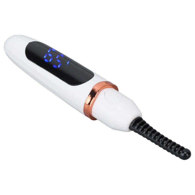 Heated Eyelash Curlers Long Lasting Curling Digital Display Temperature Fast