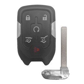 for 2015 - 2019 Chevy Suburban Tahoe 2015 - 2020 Yukon XL Keyless Prox Hatch Remote Key Fob 6 Button 315MHZ FCCID: HYQ1AA ;by AUTO KEY MAX (SINGELE)