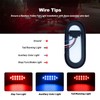 6 Inch Oval Dual Revolution LED Tail Lights Red Stop