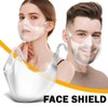 Generic Durable Mask Face Shield Combination PC Reusable Clear Face