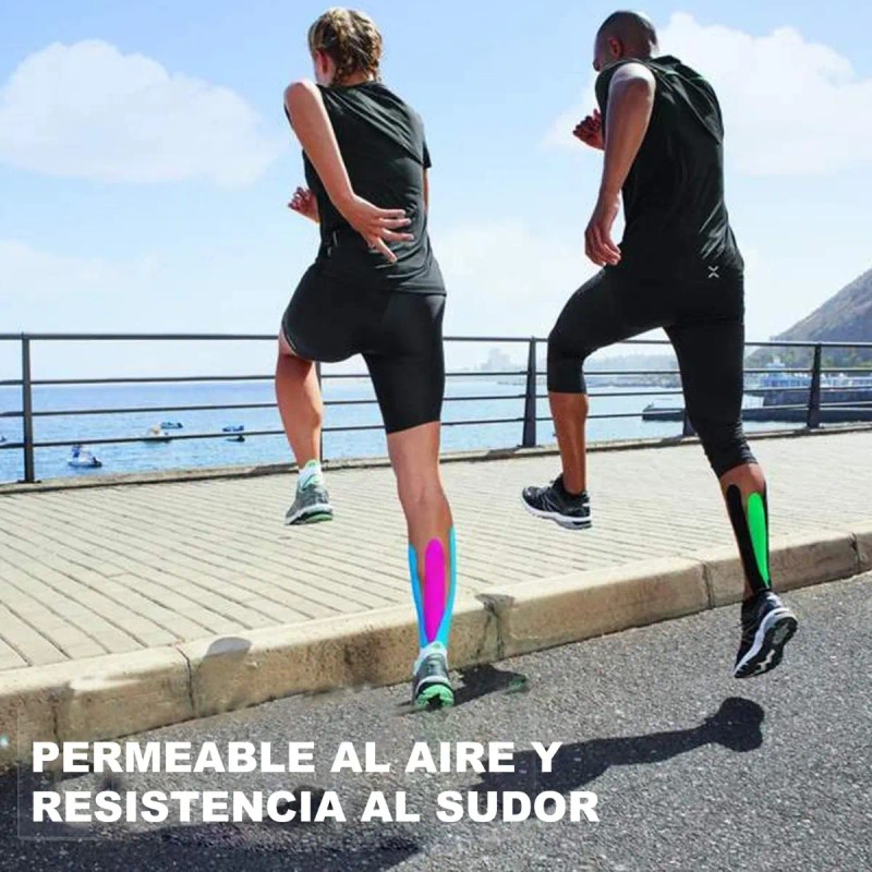 4pcs Cinta Kinesiológicas Vendaje Neuromuscular Tape5mx3.8cm