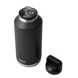 YETI Rambler 64 oz Bottle, Vacuum Insulated, Leakproof, Stainless Steel with Chug Cap, Black