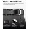 Buffway Mens Belt Full Grain Genuine Leather Belts for Men