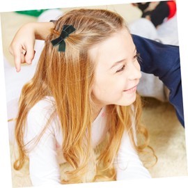 Baluue Girls Hair Bow Clip Set 3pcs Bow Hair Barrettes for Women Girls Headwear
