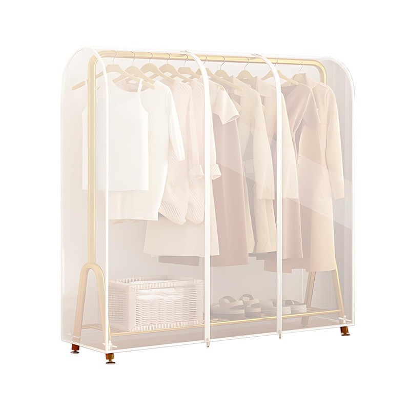 Wisebom Protective Cover for Clothes Rack, Thicker PEVA Garment Bag,