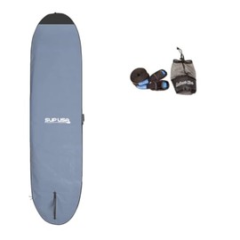 12' Premium SUP USA Paddleboard Bag - SUP Cover, Carrying Bag, Protector (11’ and 12’ Gray) - Paddle Board SUP Protection - (12’ Gray Bag and Roof Straps)