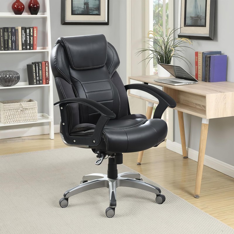 Chair Armrest Accessories Replacement Set 2Pcs Black Plastic Slanting Angle