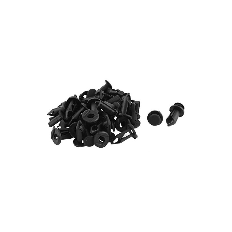 Sourcingmap 10mm x 8mm Plastic Rivet Fastener Fender Car Bumper