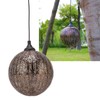 5.9in Solar Lantern Garden Garden LED Solar Hanging Lights Round