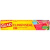 Glad Cling N Seal Plastic Food Wrap, 200 Square Foot