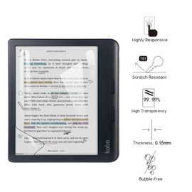 GEJEFA Screen Protector for Kobo Libra Colour/Kobo Libra 2 7 Inch, 2 Pack Premium High Sensitivity Anti-Glare & Anti-Fingerprint PET Screen Film for Writing & Drawing