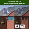 Lewisia 10W Solar Powered Fan Kit with Timer & Temperature