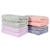 Topkey bath towel Set of 2 (Pink/Light Green)