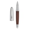 BEILUNER 318 Luxury Leather Pen, Hand-Stitched Premium Leather, Chrome-Plated Finish,