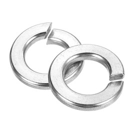 sourcing map 7/16" Split Lock Washer, 30Pcs 304 Stainless Steel Spring Lock Washers Metal Split Ring Washer for Screw Bolts Machinery