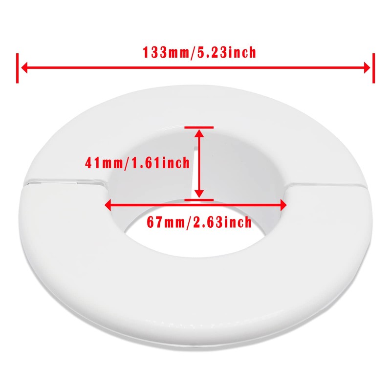 OD 5''X ID 2''X H1'' Floor And Ceiling Plate Cover