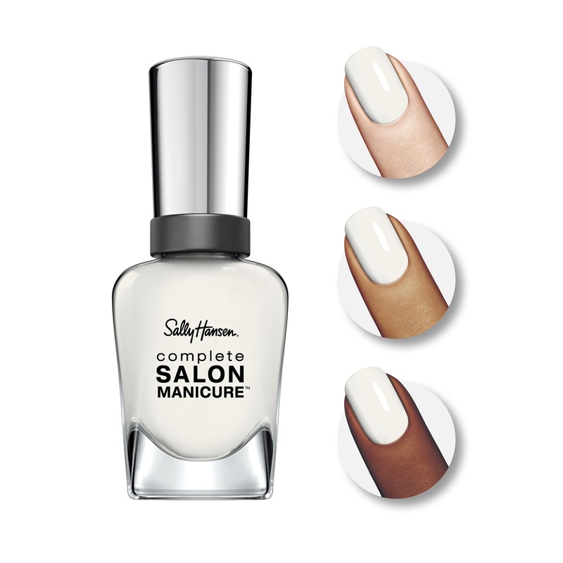 Sally Hansen Complete Salon Manicure, Let'S Snow, 0.5 Fluid Ounce