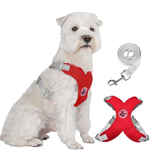 FEimaX Dog Harness for Small Medium Dogs Anti-Pull Reflective Soft