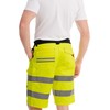 Mivaro Men's Work Shorts with Reflective Stripes in Signal Colours,